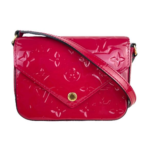 Louis Vuitton Monogram Sac Lucie Vernis Crossbody Bag - Picture 1 of 9